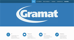 Desktop Screenshot of gramat.be