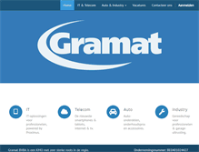 Tablet Screenshot of gramat.be