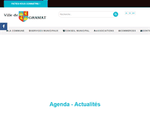 Tablet Screenshot of gramat.fr